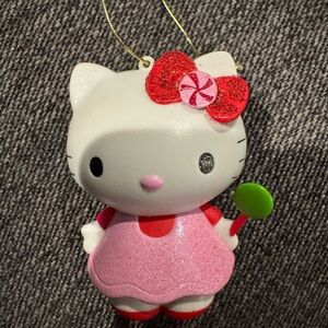 Hello Kitty Ornament with Pink Dress